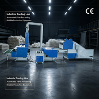 Machine d'exportation haute performance pour le recyclage du coton usagé avec nettoyage par flux d'air