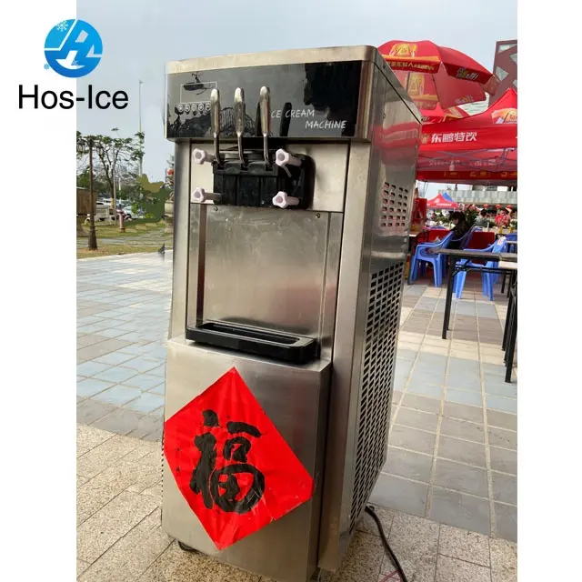 Yüksek verimli iyi fiyat buz yüksek kaliteli yumuşak dondurma makinesi