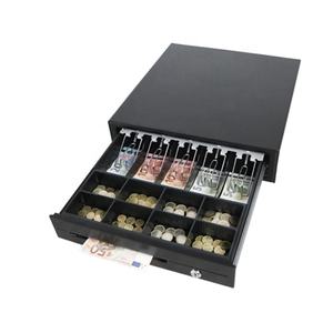 درج نقدي آمن من ماركة MAKEN طراز CK-420 يتسع لـ 6 فئات من الأوراق النقدية و8 فئات من العملات المعدنية للسوبر ماركت - Product Image 1