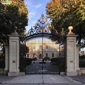 Cổng Sắt Rèn Đơn Giản Thiết Kế Trường Học - Product Image 5