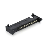 Conector SATA Macho de Montaje Vertical en Superficie, Conector Macho SATA de 15 Pines