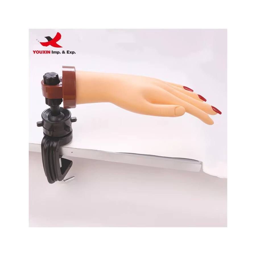 Nail Practice Hand with Brackets