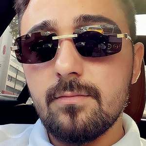 Lunettes de soleil aviateur rétro tendance avec logo personnalisé, verres dégradés en alliage, sans monture, petites lunettes carrées pour hommes et femmes - Product Image 1