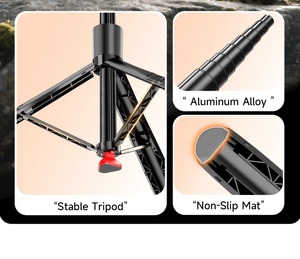 Elegante Palo Selfie y Trípode Plegable Todo en Uno con Apertura de un Toque y Control Remoto Inalámbrico Integrado - Product Image 2