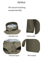 Veste imperméable coupe-vent pour homme, automne, hiver, style populaire, veste brodée personnalisée