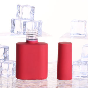 Flacons carrés en verre de 8-15 ml, rouges, pour cosmétiques, avec pulvérisateur, pour <span class=keywords><strong>gel</strong></span> UV, vernis à ongles, huile, colle – Contenants vides uniques - Product Image 2