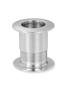 Manchon traversant poli en acier inoxydable 304 - Qualité alimentaire, monobloc, résistant à la corrosion, pour atelier propre, fileté 5"6"7" - Product Image 4