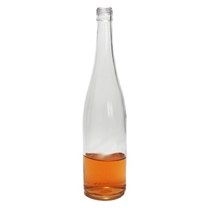 750ml di bottiglie di liquore di vetro vuoto trasparente nero opaco per vino di Sake Tequila Vodka Brandy Whisky <span class=keywords><strong>Gin</strong></span> Rum con confezione in scatola - Product Image 2