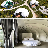 Tentes de camping en coquille d'escargot pour l'extérieur, maison de villégiature de luxe, tente d'hôtel, tente de glamping à vendre