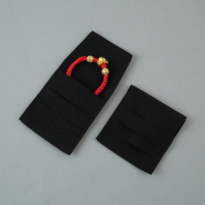 Custom Logo Luxury Microfiber Jewelry Pouches Small Luxury Travel Package for Necklaces <b>Rings</b> Other Jewellery Quality Gift Bags - Product Image 3