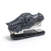 Agrafeuse manuelle légère en résine tête de dragon HG, format d'agrafes 24/6, capacité de 25 feuilles, accessoire de bureau, décoration intérieure