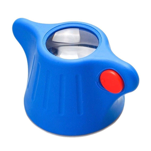Ouvre-<span class=keywords><strong>bouteille</strong></span> de pilules 3-en-1 en plastique avec loupe et lumière <span class=keywords><strong>LED</strong></span> – Dispositif ergonomique durable pour l'arthrite et aide à l'ouverture des bouchons de médicaments multi-tailles - Product Image 1