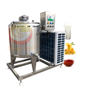 Machine de refroidissement du lait en acier inoxydable SUS304 de 100L, 200L, 300L, 1000L, 2000L, réservoir de stockage réfrigéré pour liquides, yaourt et œufs liquides - Product Image 1