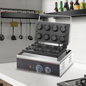 Mini máquina eléctrica comercial de cono de helado de panal de abeja belga Hongtian, máquina fina para hacer conos de gofres para uso en la cocina - Product Image 2