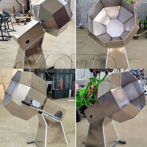 Mezclador octogonal comercial tipo tambor multifuncional de acero inoxidable Máquina de condimentos de alimentos completamente automática - Product Image 6