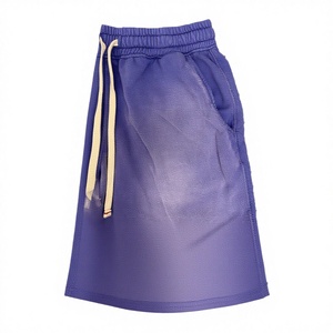 Pantalones Cortos Deportivos Vintage para Hombre, de Alta Calidad, Personalizados, de Spandex/Poliéster, con Lavado Ácido, 260-300 Gsm, con Cordón Ajustable y Bajo sin Rematar - Product Image 1