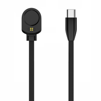 Station de charge pour montre intelligente Garmin MARQ2 Gen2 avec adaptateur d'alimentation magnétique, câble de charge avec blindage tressé pour athlètes et golfeurs