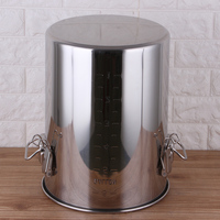 Cuve de Fermentation Personnalisée en Acier Inoxydable avec Vanne, Thermomètre et Marquage de Volume