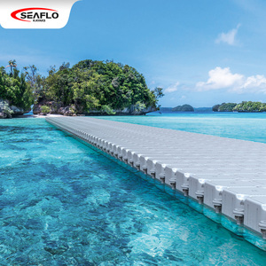 SEAFLO Hdpe Plastic Colorful Modular <strong>Floating</strong> Pontoon Blow Molded Double Dock <strong>Unit</strong> 100*50*40cm Plastic Modular Pontoon Floats - Product Image 1
