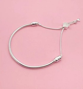 Bracelet Serpent Ajustable Original en Argent Sterling 925 pour Breloques Pan, Bijoux DIY pour Femme, Cadeau, Demander le Catalogue - Product Image 6