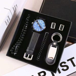 IStapromo Gifts Men's Fashion Watch Wallet Key Chain Perfume Set Father's Day Valentine's Day Birthday Gifts <b>Present</b> <b>Box</b> Luxury - Product Image 5