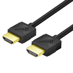 OEM Silm HDMI 19+1 Cable 4K 2K 1M 2M 3M Gold-Plated PVC 4.5MM HDMI Video Audio Cable for Monitor Printer TV PS3 DVD Laptop