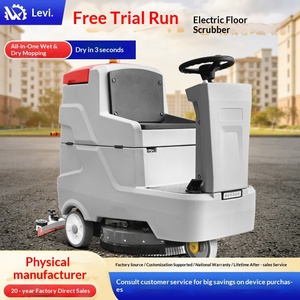 Shopping Mall Supermarket <b>Floor</b> <b>Cleaning</b> <b>Machine</b> Ride-on Scrubber Industrial Washing <b>Machine</b> Warehouse Garage <b>Floor</b> Washing - Product Image 1