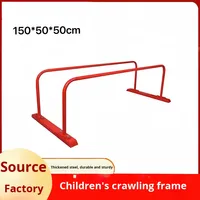 Barres parallèles personnalisables pour la remise en forme, hauteur 50 cm, pour usage en maternelle, barres de pompes en fer, structure d'escalade pour enfants