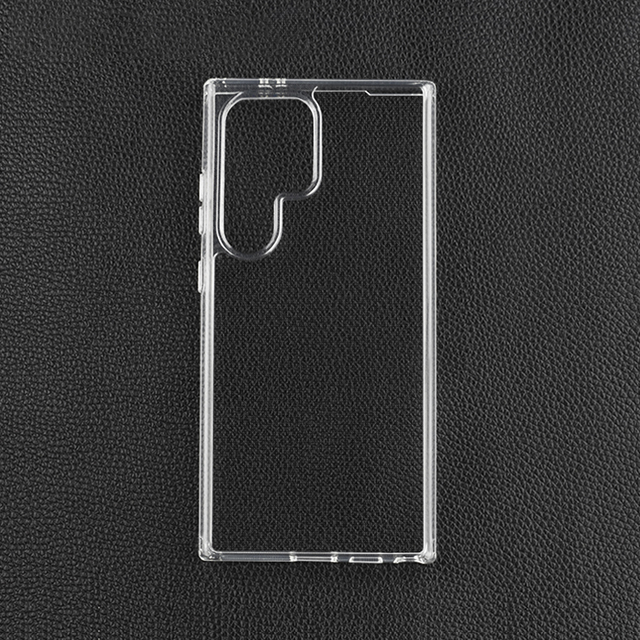 Transparent for samsung S24 ultra case Anti Yellow clear Acrylic Hard Bayer TPU Phone case for samsung S24