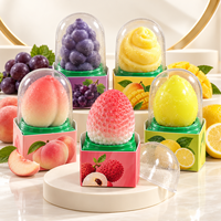 Vente en gros de desserts glacés 3D en forme de fruits 75g : mangue, pêche, citron, litchi, fraise