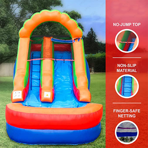 Glissière d'eau gonflable en PVC arc-en-ciel d'amusement d'été de 21 'x 12' x 9 '<span class=keywords><strong>avec</strong></span> le ventilateur de <span class=keywords><strong>piscine</strong></span> d'eau pour le divertissement d'arrière-cour des enfants - Product Image 6