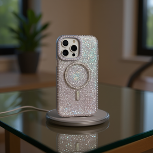 Custodia Magnetica Iridiscente con Diamanti per iPhone 17 Air - Product Image 3