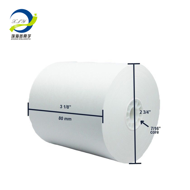 Coreless BPA Free 80x80 Thermal Paper Rolls