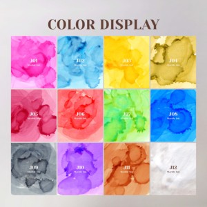 ชุดทำเล็บเจล JTING ยอดนิยม 12 สี หมึกหินอ่อน น้ำยาแต่งเล็บแบบน้ำ ยูวีเจล พร้อมชุดทดลองฟรี ดีไซน์สวย - Product Image 6