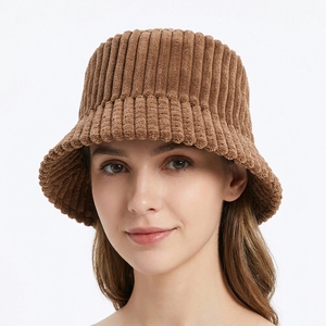 Sombrero <span class=keywords><strong>de</strong></span> Pana Gruesa con Forro Polar Cálido para Invierno, Estilo Vintage para <span class=keywords><strong>Hombre</strong></span> y Mujer - Product Image 1