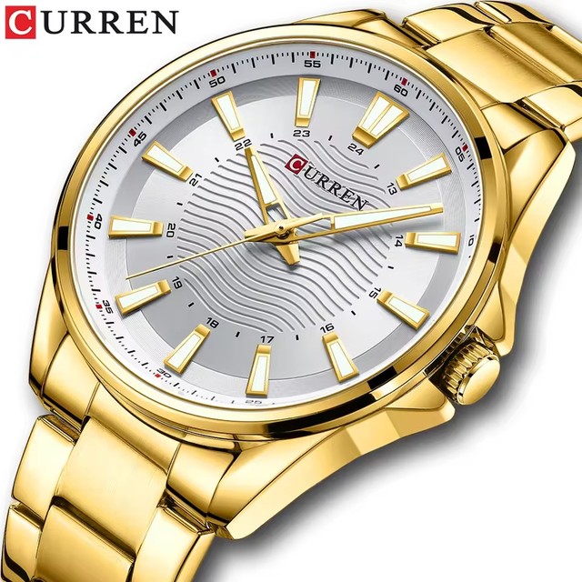 CURREN 8424 New Trending Men's Brand Watch Waterproof Luminous Luxury Sports Quartz Watch for Men Man Montre Relogio Masculino
