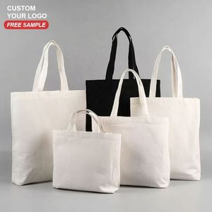 Custom Fashion Eco Friendly <b>Canvas</b> Cotton Tote <b>Bag</b> <b>Large</b> Capacity Recycle Cotton Shopping <b>Bag</b> - Product Image 3