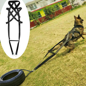 Tali kekang anjing Sled tugas berat tali tarik nilon diperkuat untuk peralatan melatih anjing dan melatih anjing - Product Image 2