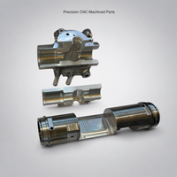 Custom CNC Machined Aluminum Parts Anodized Surface Treatment for Industrial Equipment OEM Components Wholesale Supply