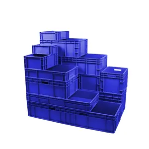 ESD Nhà cung cấp tùy biến hậu cần kho lưu trữ Stackable hộp PP chất liệu EU tiêu chuẩn nhựa container cho PCB