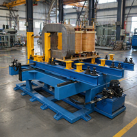 Table de travail basculante à noyau en fer LEADWIN 0-90, équipement de manutention de noyaux de transformateur hydraulique 3T-10T, commande PLC, garantie 1 an