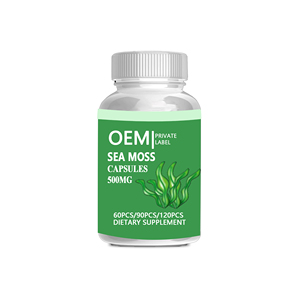Private Label Supplement Sea <strong>Moss</strong> Capsules Raw Irish Sea <strong>Moss</strong> Capsules - Product Image 1