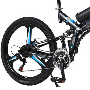 Bicicleta Eléctrica Unisex para Adultos, 21 Velocidades, Cuadro de Aluminio, Motor sin Escobillas de 350W, 50-60 Nm, Batería de Litio de 36V, ZXC-126, Hidráulica D - Product Image 5