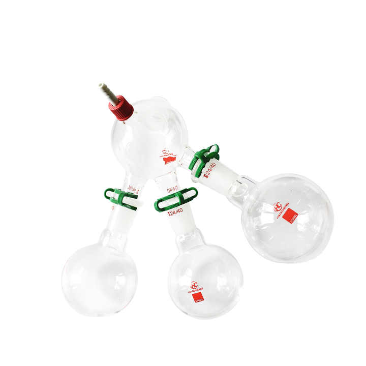 Adaptateur Test Humidité Verre STONYLAB - Verre Borosilicaté 24/40 - Collecteur Humidité Distillation Laboratoire