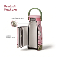 Gobelet isotherme personnalisé OEM de 20 oz avec intérieur en céramique pulvérisée, acier 304 sans BPA, couvercle 2 en 1 pour les trajets domicile-travail