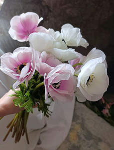 Fleurs artificielles de type naturel fleurs artificielles en vrac fleurs de renoncule artificielles en vrac bon marché - Product Image 3