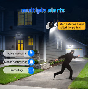 Telecamera di Sorveglianza <span class=keywords><strong>a</strong></span> <span class=keywords><strong>Batteria</strong></span> WIFI per Interni ed Esterni, Monitor Wireless ad Alta Definizione con Visione Notturna e Funzione di Allarme - Product Image 2