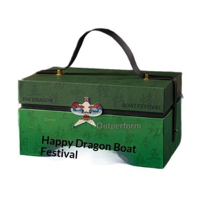 Caja de Regalo Premium 2026 Dragon Boat Zongzi con Elegante Bolsa de Transporte para Regalos Corporativos - Product Image 3