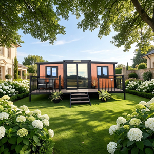 บ้านสำเร็จรูปโครงสร้างเหล็กแบบเคลื่อนย้ายได้สั่งทำได้ตามต้องการสำหรับขายส่ง โรงแรมหรู 2 ห้องนอน พร้อมผนังแผงแซนวิชและดีไซน์ทันสมัย - Product Image 2