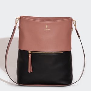 Sac à main cosmétique rose avec cordon de serrage pour le shopping et le tourisme de haute qualité - Product Image 2